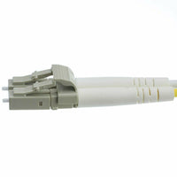 ED85917 10 Gigabit Aqua Fiber Optic Cable, LC/LC, Multimode, Duplex 50/125, 4m 2