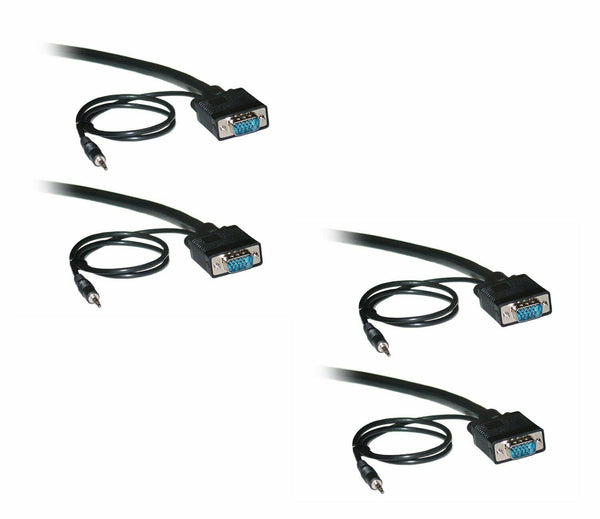 2 Pack, Shielded SVGA Cable 3 Feet