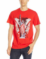 FREEZE Men's American Tradition Statue of Liberty T-Shirt Red Size Small