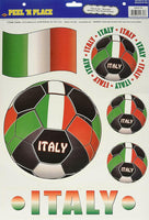 Beistle Peel 'N Place Stickers, 12-Inch by 17-Inch, Italy