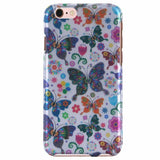 HR Wireless Cell Phone Case for Apple iPhone 6/6S Colorful Butterfly Flower