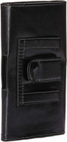 Dreamwireless Folio Flip Leather Case Cover for Samsung Galaxy Note, Black