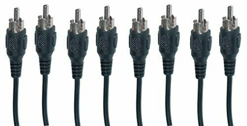 4 pack, 12 Feet RCA Audio/Video Male to Male Cable, CNE461439