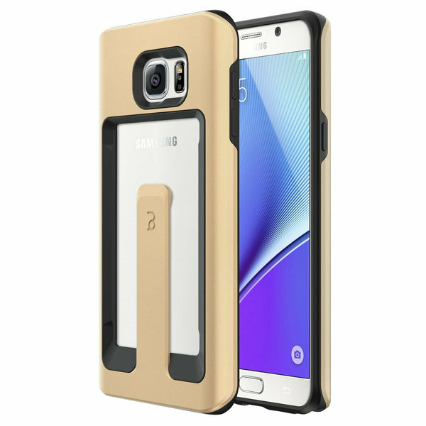 Dual Layer Samsung Note 5 Case Champagne Gold
