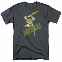 Trevco Men's DC Comics Samurai Adult T-Shirt Tee, Charcoal, Medium