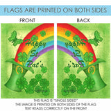 Toland Home Garden Saint Patrick's Rainbow 12.5 x 18 Inch Garden Flag