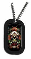 United States Operation Enduring Freedom Armed Forces Skull and Roses Key Chain