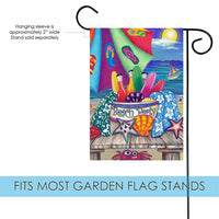Toland Home Garden Beach Party 12.5 x 18 Inch Garden Flag