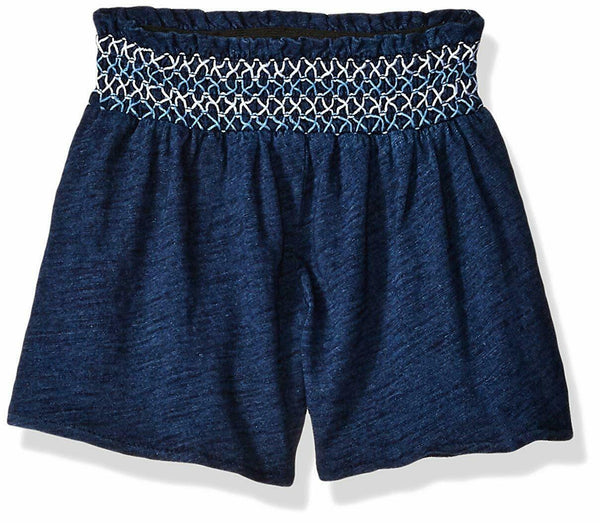 Flapdoodles Baby Girls Knit Short, Navy, 18M