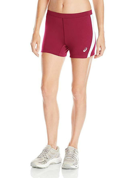 ASICS Chaser Compression Short, Cardinal/White, 2XS