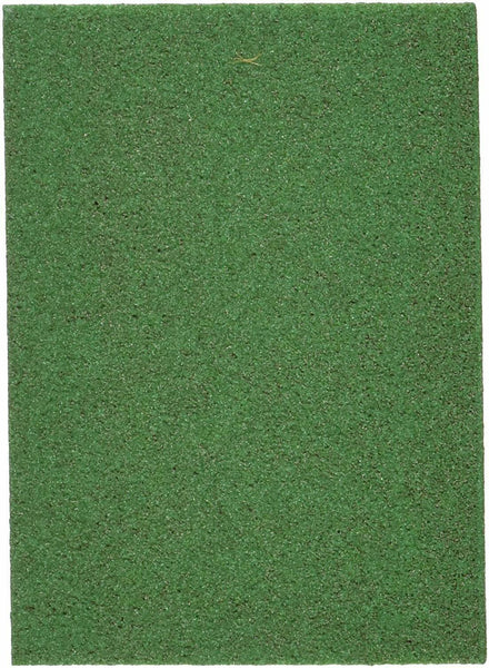 Eco Green Sand Block with Fine Grit, 3.75 by 2.75 by 1-Inch