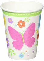 Amscan Celebrate Spring Paper Cups Disposable Drinkware 18 Pieces Multicolor 9Oz