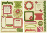 Kaisercraft Belle Die Cut Elements, 8.25-Inch by 6-Inch, 2 Per Package