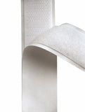 Hygloss Products Self Adhesive Hook and Loop Strips, 3/4 Inch x 18 Inch, White