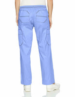 WonderWink Women's Plus Size Utility Cargo Pant, Ceil Blue, 3XL