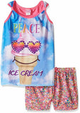Imagine Big Girls' Tribal Smiley 2pc Pajama Set Med
