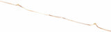 Battery Operated Copper Wire LED Light String, Warm White, 6.5-Feet