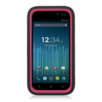 Eagle Cell Hybrid Armor Skin Cover for BLU Advance 4.5 A310 Hot Pink/Black