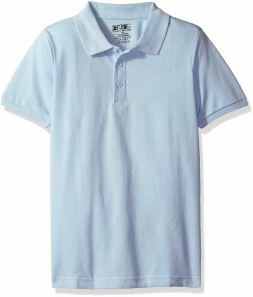 Genuine Boys' Polo Shirt (More Styles Available), Basic Light Blue, 14/16