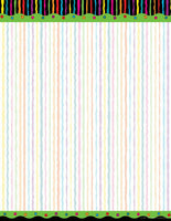 Barker Creek 8-1/2 x 11" Designer Computer Paper, Neon Stripe, 50-Sheets