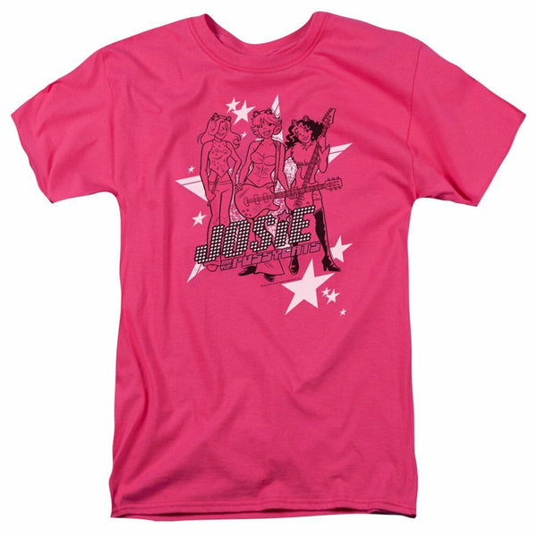 Trevco Men's Archie Comics Short Sleeve T-Shirt, Hot Pink, Medium