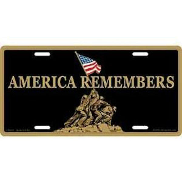 Eagle Emblems LP0553 Lic-Iwo Jima Licene Plate