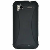 Amzer Silicone Skin Jelly Case for HTC Sensation 4G Black