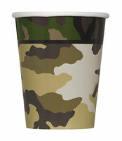 9 Oz Military Camo Party Cups, 8ct