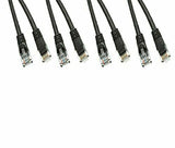 4 Pack Cat6 Snagless/Molded Boot Ethernet Patch Cable 3 Feet Black, CNE484247
