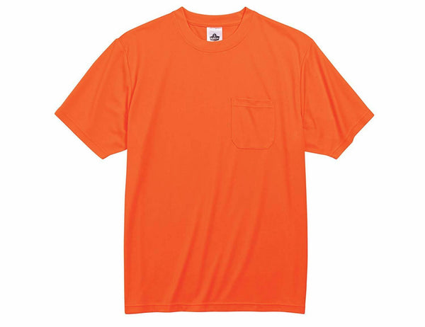 Ergodyne GloWear 8089 Non-Certified High Visibility T-Shirt, Small, Orange