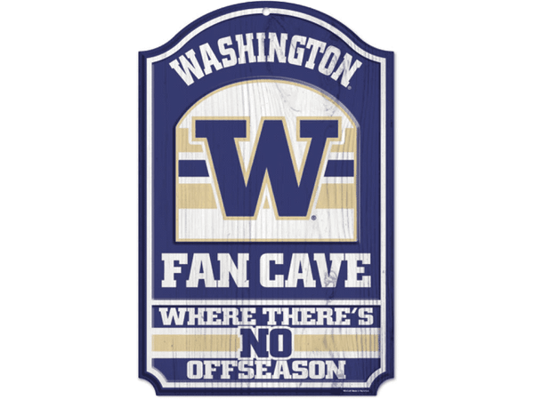 WinCraft NCAA Washington Wood Sign, 11" x 17"