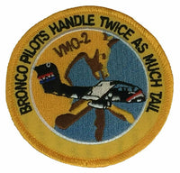 BRONCO PILOTS HANDLE TWICE AS MUCH TAIL PATCH