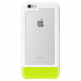 iPhone 6/6s Case, Insten Tritone Slim Hard Case Skin Cover White/Clear/Yellow