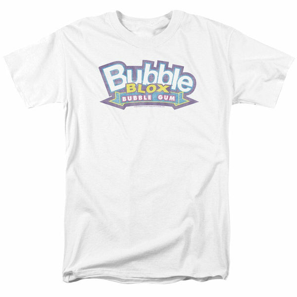 Trevco Men's Dubble Bubble Blox Adult T-Shirt, White, Medium