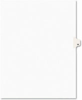 Avery 01036 Legal Exhibit Side Tab Divider, Title: 36, Letter Size, White 25/PK
