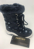 Fantiny B52-BY618 Warm Winter Boots, Navy, 23