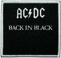 Application AC/DC Back In Black Patch