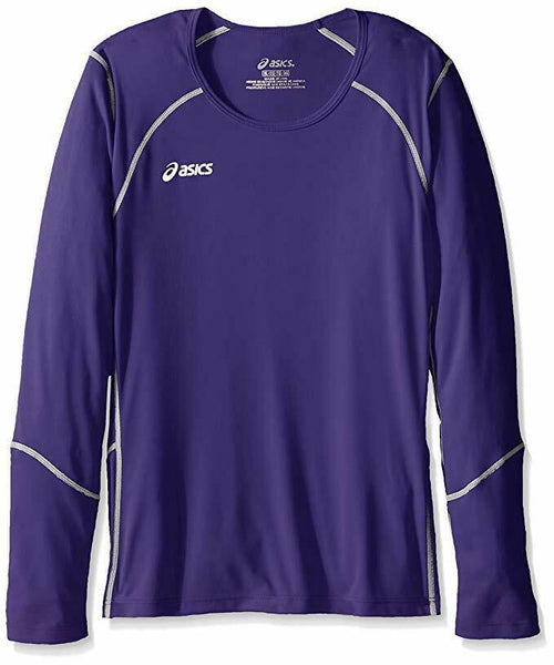ASICS Unisex-Child Jr. Volleycross Quick-Dry Long/Sl Purple/ Grey Steel Med