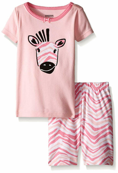 Gymboree Girls' Pink Zebra Sleep Set, Multi, 12-18 Months