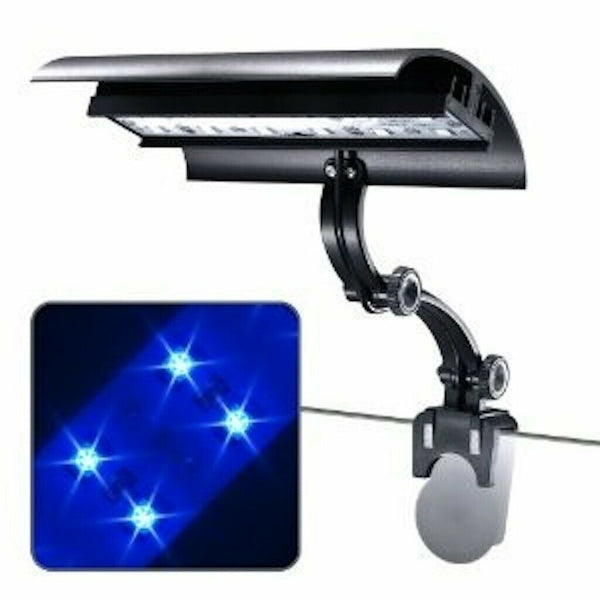 Wave Point Micro Sun LED Clamp Light Super Blue 3W 6in