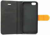 Asmyna Male MyJacket Wallet for iPhone 5s Black/Light Brown/Reddish Brown