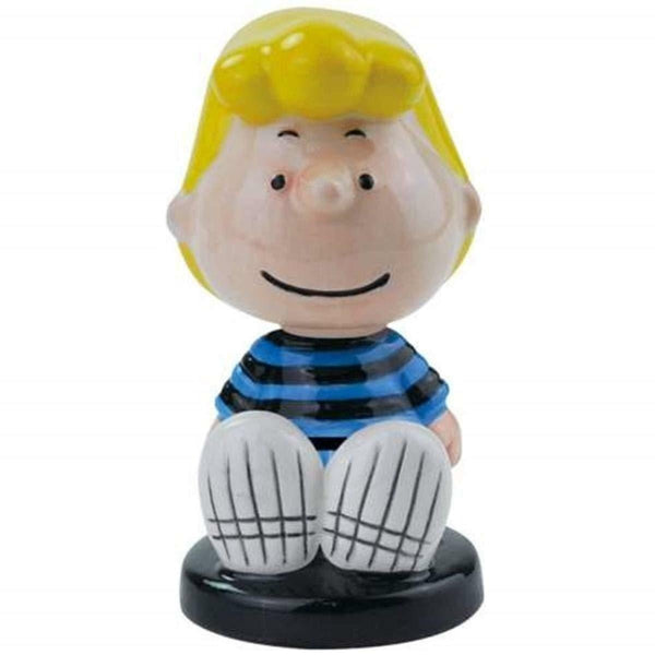 Charlie Brown Schroeder Smiling Colorful Mini Bobble Figurine, 2.75"