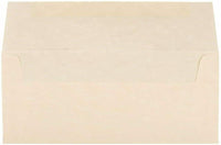 JAM PAPER #10 Business Parchment Envelopes - 4 1/8 x 9 1/2 - Natural Recycled 25