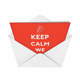 KEEP CALM REMOTE Inappropriate Father's Day Card with Envelope