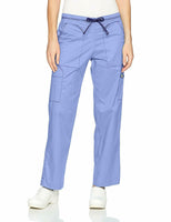 WonderWink Women's Plus Size Utility Cargo Pant, Ceil Blue, 3XL