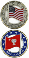 Citadel Proud Dad Flag Cut Out Challenge Coin