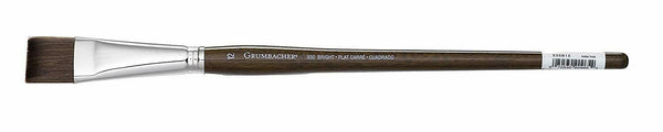 Grumbacher Degas Bright Oil and Acrylic Brush, Mixed Synthetic Bristles, Size 12