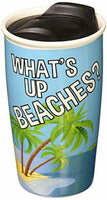 What's up Beaches Travel Mug