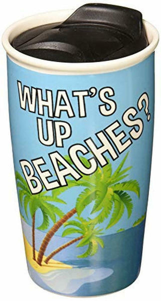 What's up Beaches Travel Mug