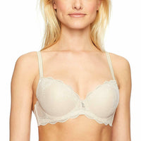Cybele Allover Lace Padded Underwire Bra, Skin, 34B